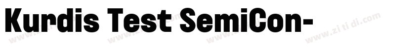Kurdis Test SemiCon字体转换